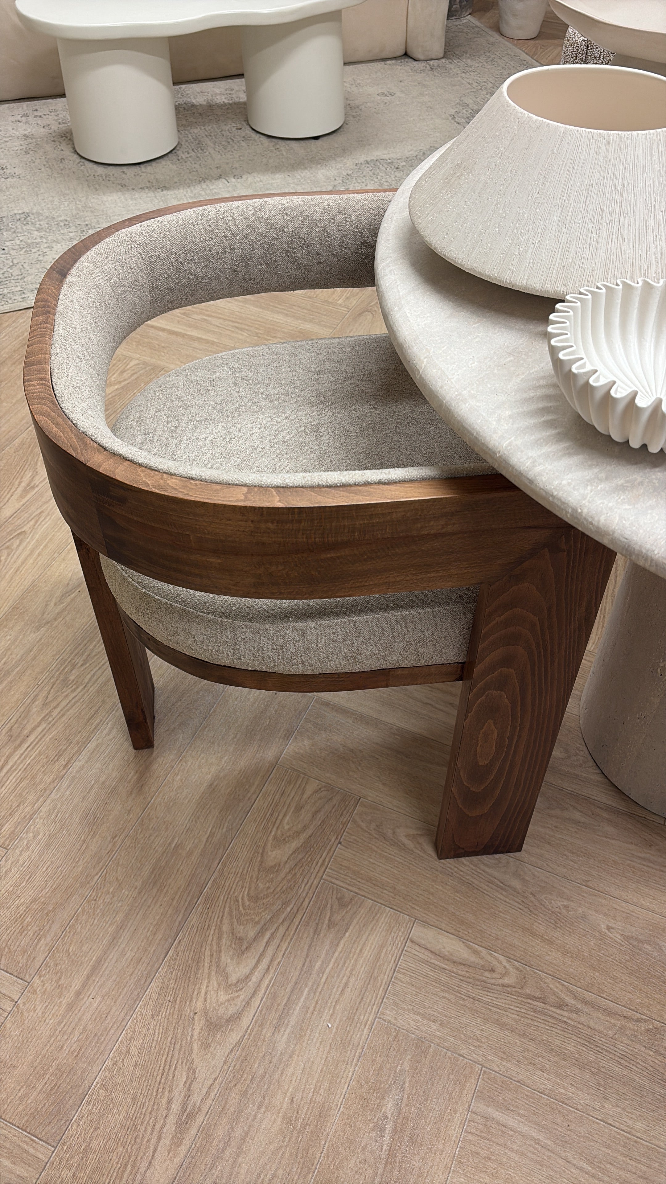 Chaise de salle à manger en bois CHAFA