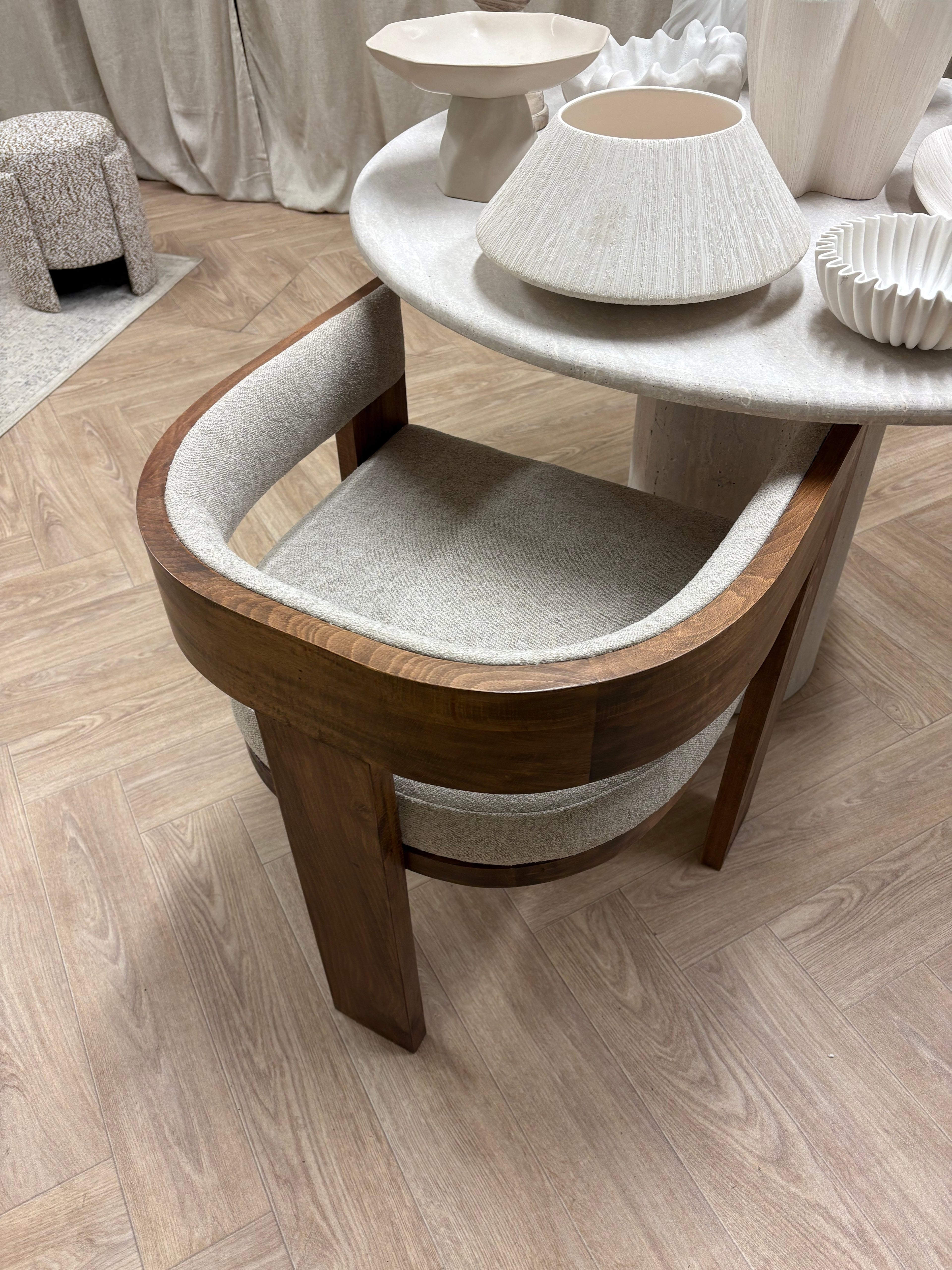 Chaise de salle à manger en bois CHAFA