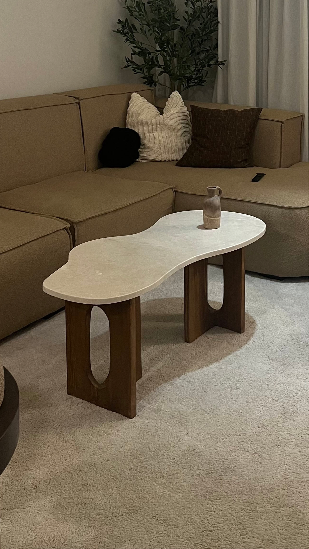 Table basse en marbre HIZIA