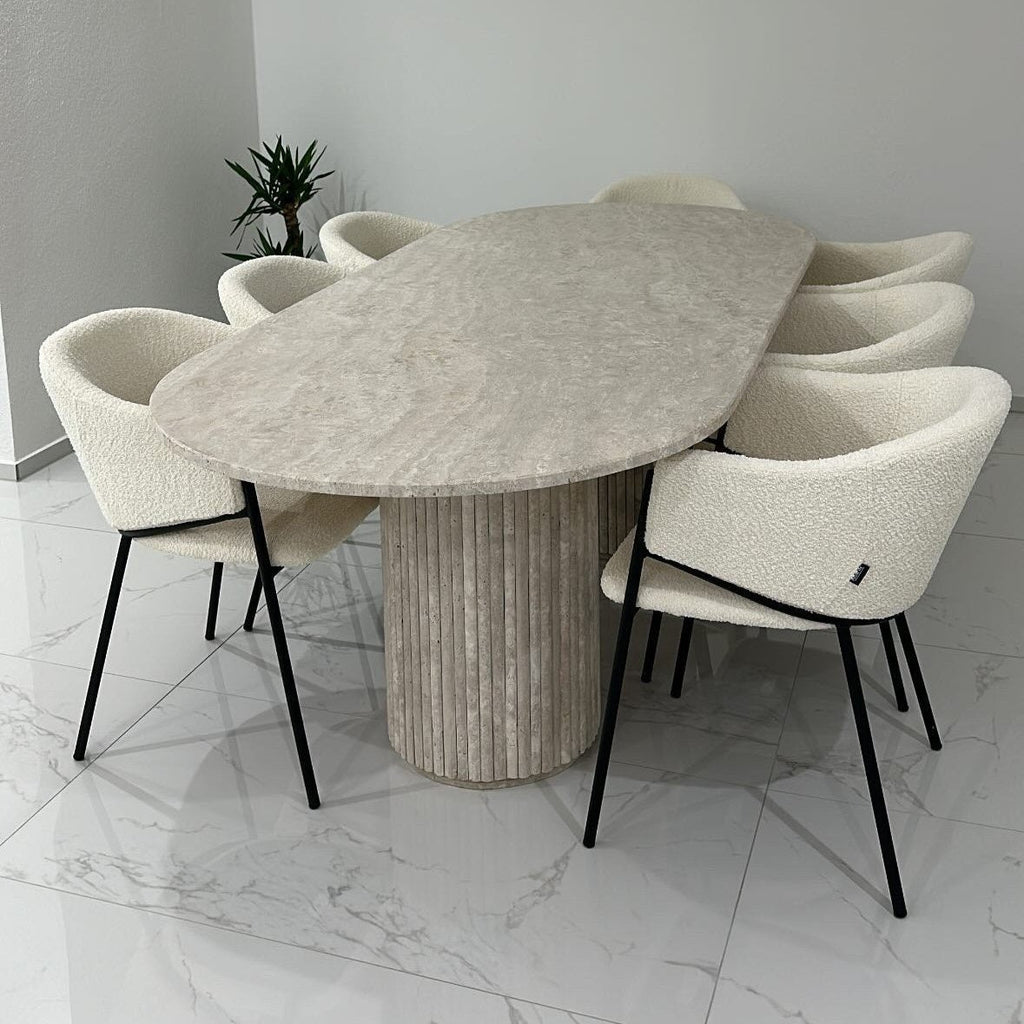 Table à manger SAKINA ovale
